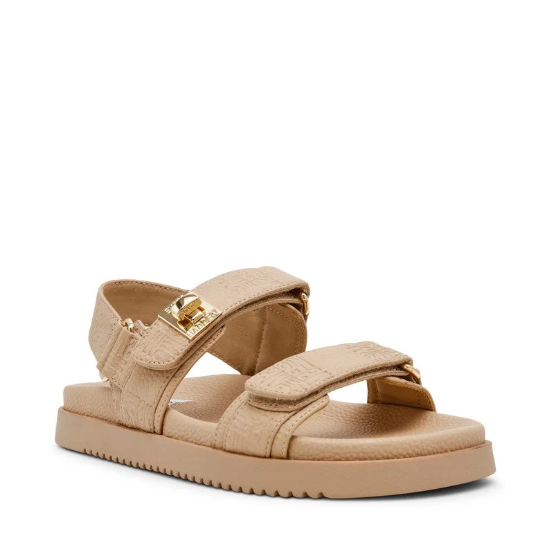 Steve Madden  Mona-Sm Light Brown Women's Flat-Casual Sandals for Women | Best Price UAE
