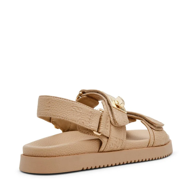 Steve Madden  Mona-Sm Light Brown Women's Flat-Casual Sandals for Women | Best Price UAE