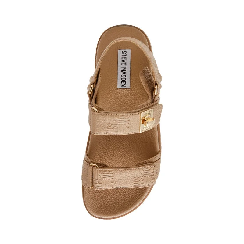 Steve Madden  Mona-Sm Light Brown Women's Flat-Casual Sandals for Women | Best Price UAE