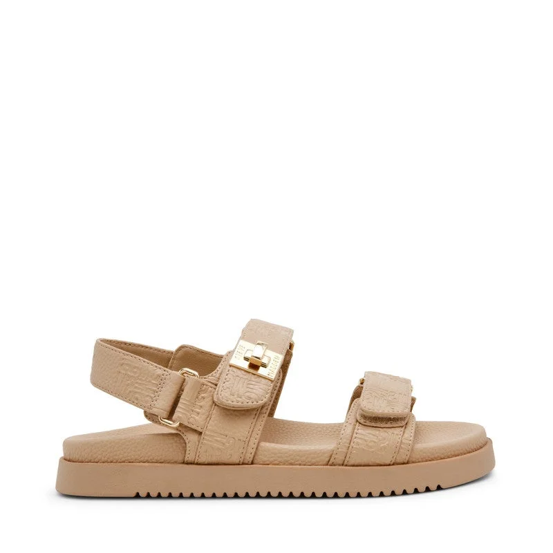 Mona-Sm Light Brown Women's Flat-Casual Sandals
