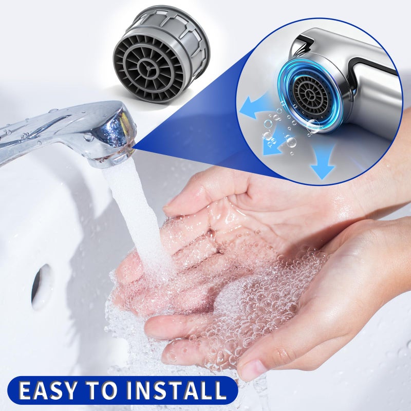 DZQPPC 116711 Faucet Aerator 1.5 Gpm for Moen Bathroom Kitchen Sink Inserts Replacement Parts 2 pcs - Image 3