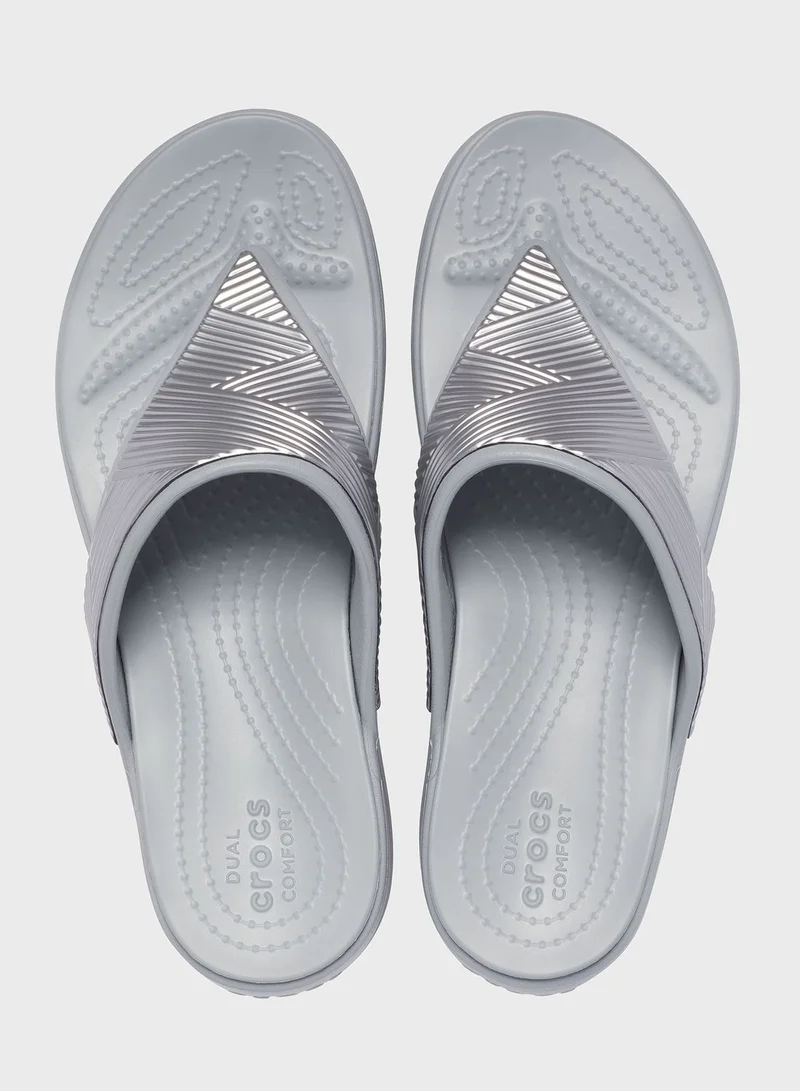crocs Monterey Metallic Sandals