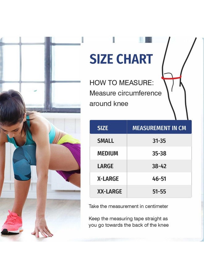 DYNA غطاء ركبة دينا | يوفر حماية 360° | دعم للركبة قابل للتمدد في 4 اتجاهات | لتخفيف آلام المفاصل، الرياضة، الجري، الصالة الرياضية، ركوب الدراجات، التمارين | 1 زوج | للرجال والنساء - XXL - Image 3