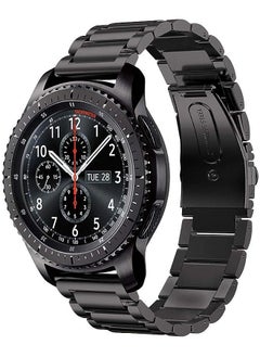 Dado Quick Fit three beads stainless steel band 22 mm Compatible with Garmin watch Fenix 5/Fenix 6/ Fenix 6 Pro/Fenix 5 Plus/Fenix 5/ Approach S60 Smartwatch strap  - Image 1