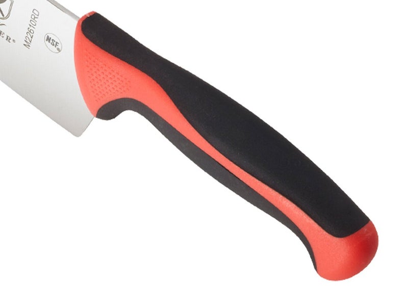 Mercer Culinary Millennia Color Handle Cutlery 10" Chef's Knife Red - Image 4