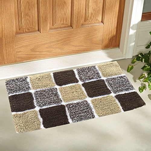 AAZEEM "AAZEEM Abstract Cotton Door Mat - 16"x24", Multicolour" (SH_2197) - Image 1