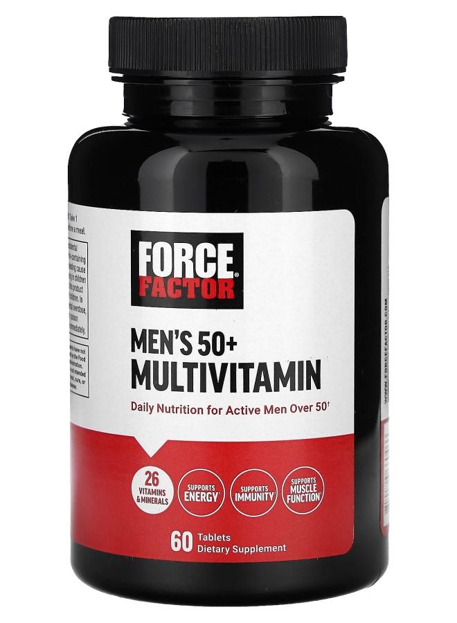 Force Factor Men's 50+ Multivitamin 60 Tablets