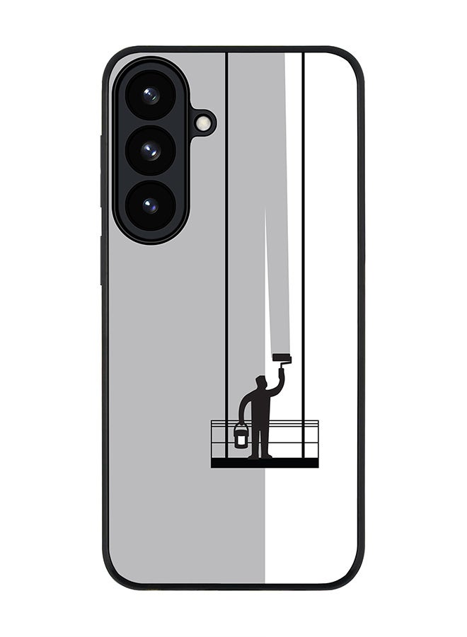 Stylizedd For Samsung Galaxy S26 Plus Case,Slim fit Camera Protection, Shockproof Thin Phone cover  - Paint Hanger (Grey) - Image 1