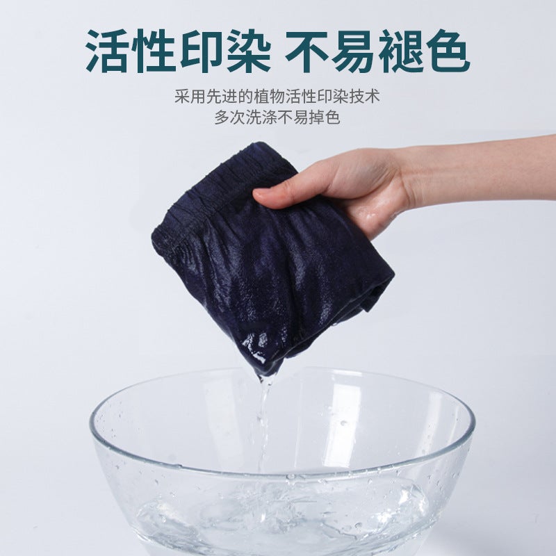 Men's High Waist Cotton Boxer Briefs – Breathable Solid Color Underwear for Elderly - Image 5