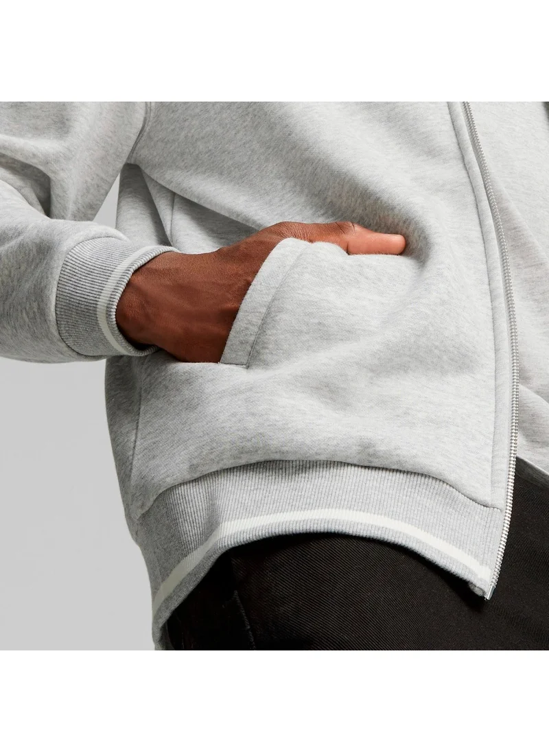 بوما Squad Fl Men's Gray Hooded Jacket