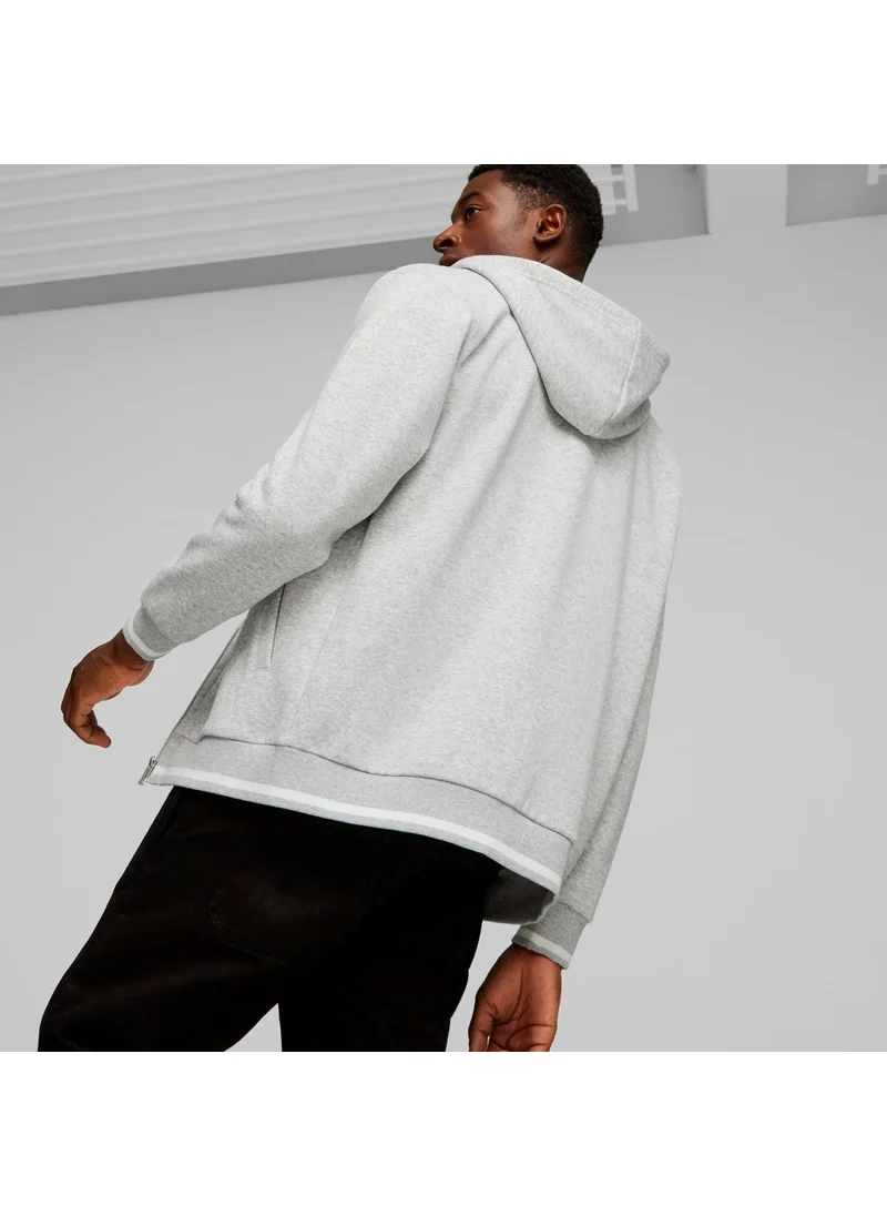 بوما Squad Fl Men's Gray Hooded Jacket