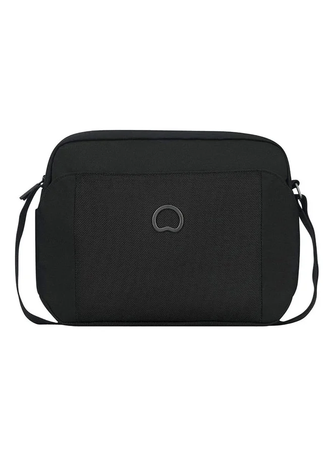 DELSEY Paris Picpus 2 Compartment Horizontal Mini Crossbody Bag - Black