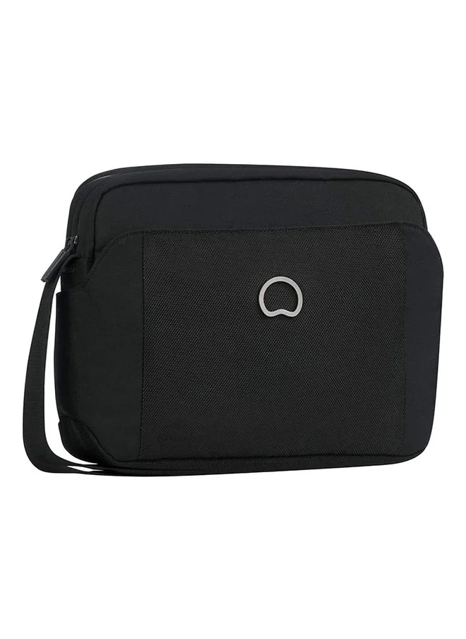 DELSEY Paris Picpus 2 Compartment Horizontal Mini Crossbody Bag - Black