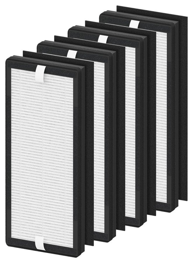 XBWW 4 Packs IAF-H-100C Filter C Replacment Kit Compatiable with Idylis Air Cleaner Purifiers IAP-10-280 & IAP-10-200 (4 Pack Premium Filters & 4 Activated Carbon Pre-Filters) - Image 1
