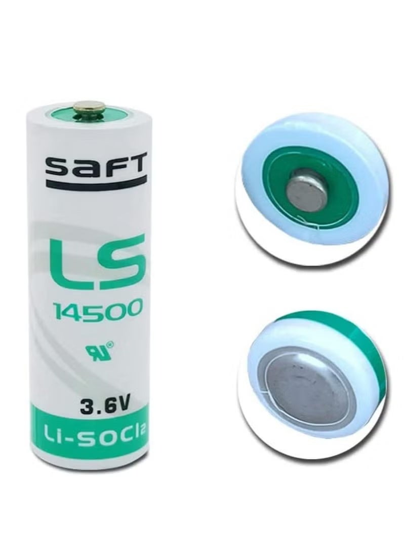 سافت بطارية SAFT LS 14250 3.6 فولت من كلوريد الليثيوم ثيونيل (حجم نصف AA) - خلية Li-SOCl2 عالية الكثافة للطاقة للتطبيقات الصناعية، وإنترنت الأشياء، والعدادات، والأجهزة الطبية، وتطبيقات الطاقة الاحتياطية طويلة الأمد. - Image 3
