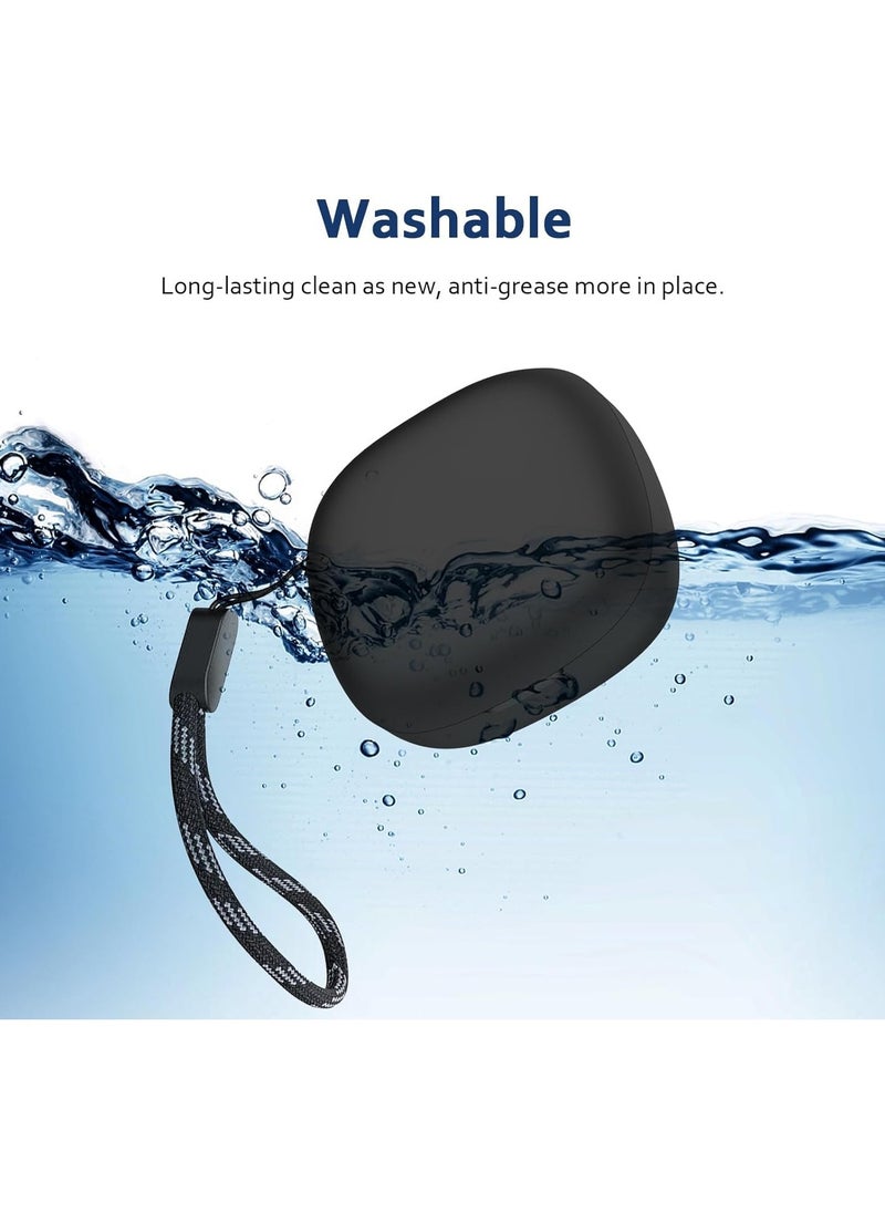 ماركة غير محددة - غطاء حماية مقاوم للغبار لسماعات الأذن - Anker Soundcore R50i/P20i Case_Black - Image 1