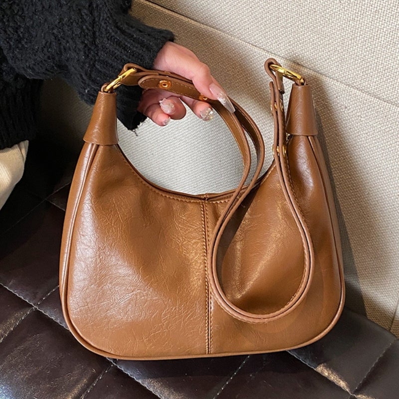 Women's PU Shoulder Bag Vintage Crossbody - Image 2