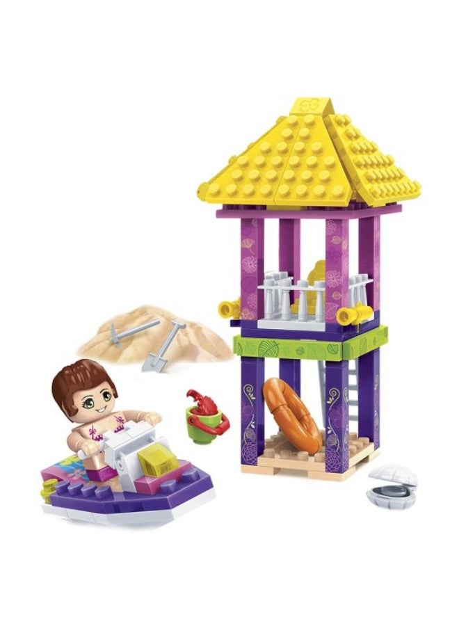 بانباو - طقم مكعبات شاطئ عصري رباعي مكون من 110 قطعة - Image 4