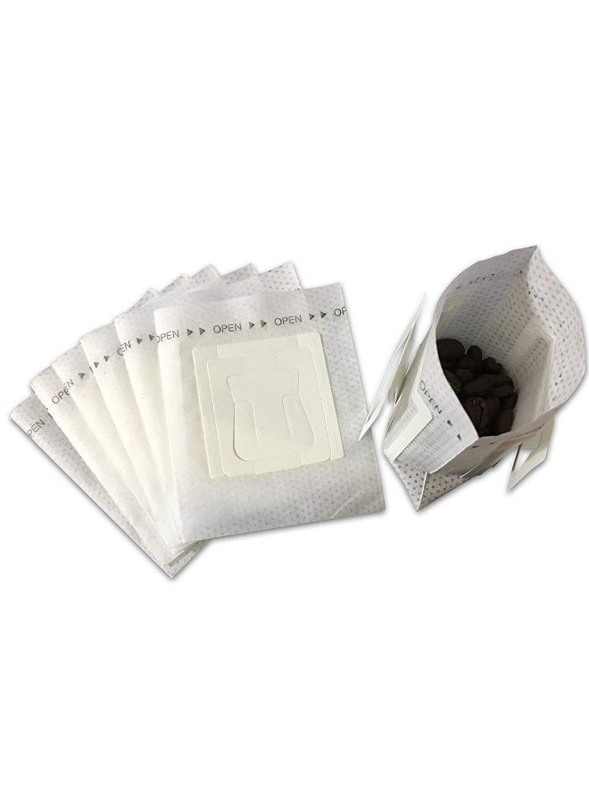 wncon Disposable Pour Over Coffee Filter Bags 20 PCS – Hangable Drip Coffee Paper 7×9cm – Portable Single Cup Brewing – White - Image 1