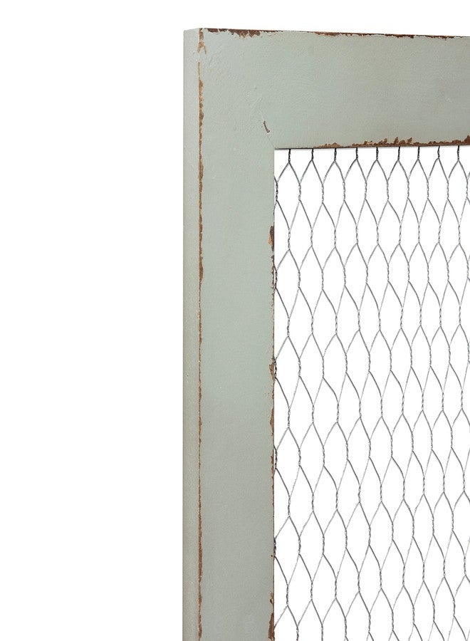SOFE Chicken Wire Frame Bulletin Boards, Rustic Grid Wall Panels for Jewelry Earring Organizer, Decorative Notice Memo Board or Vision Board, Hanging Photo Display Board for Home Office Classroom - Image 3