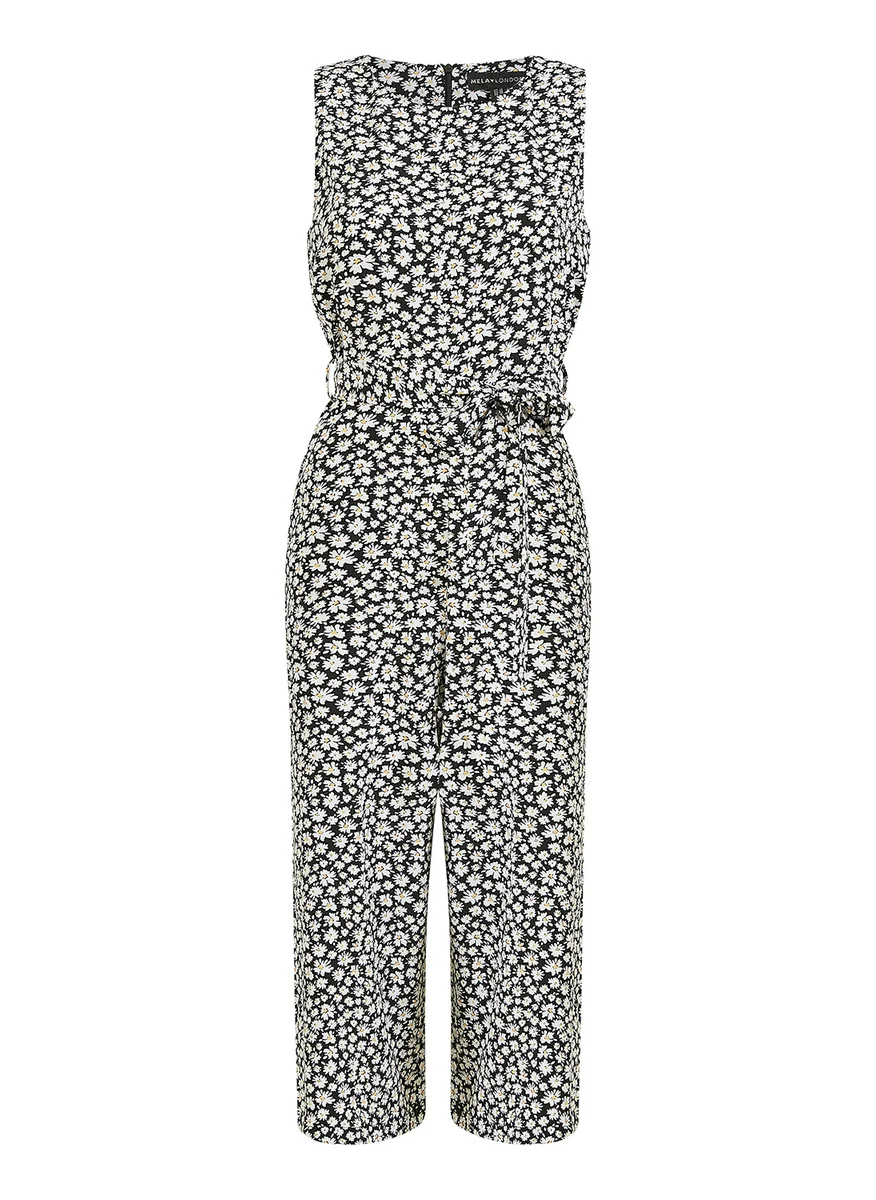 MELA LONDON Ditsy Daisy Culotte Jumpsuit