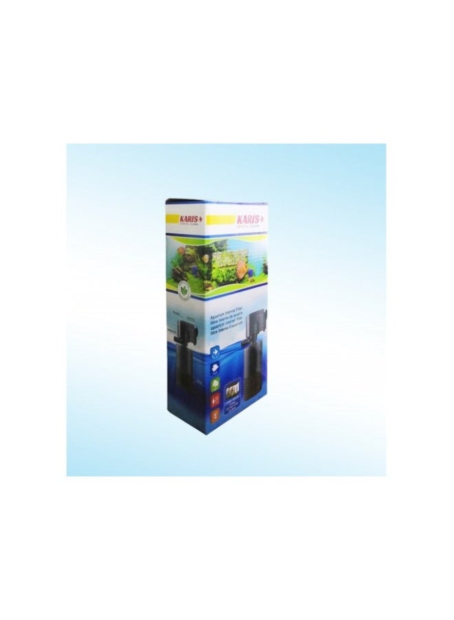 Karis Crystal Clean Aquarium Internal Filter[Power - 20w, Max Output - 1000L/H]