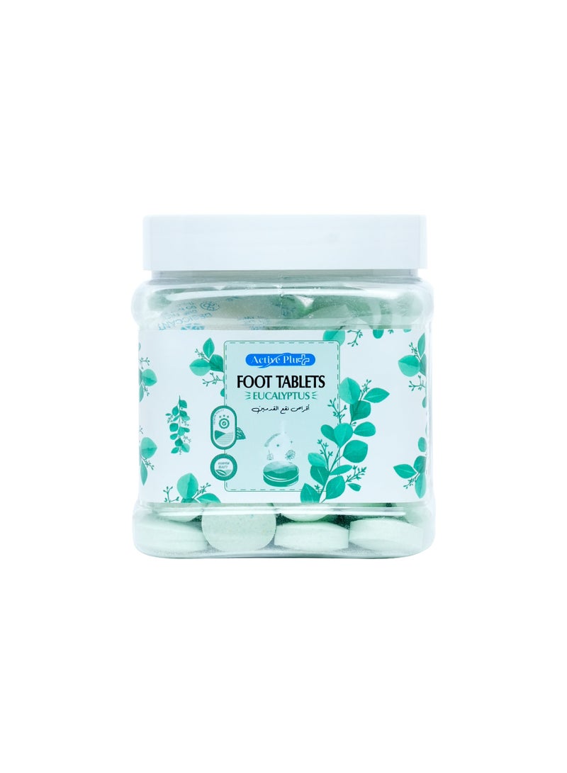 Active Plu+ Eucalyptus Foot Tablets – 105pcs | Pedicure Tablets & Aromatherapy Foot Soak
