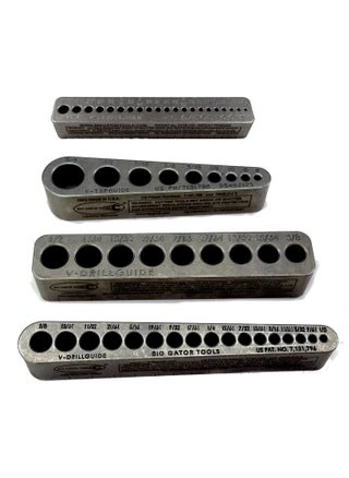 Big Gator Tools BGT V-4 Pack V-Drill Guide SAE + Number Hole Sizes 4pc Kit - pzsku/Z46D5CA8E5F180AEF65DFZ/45/1749373775/e8fcde13-b22c-42ce-a90b-886e7faa21ab