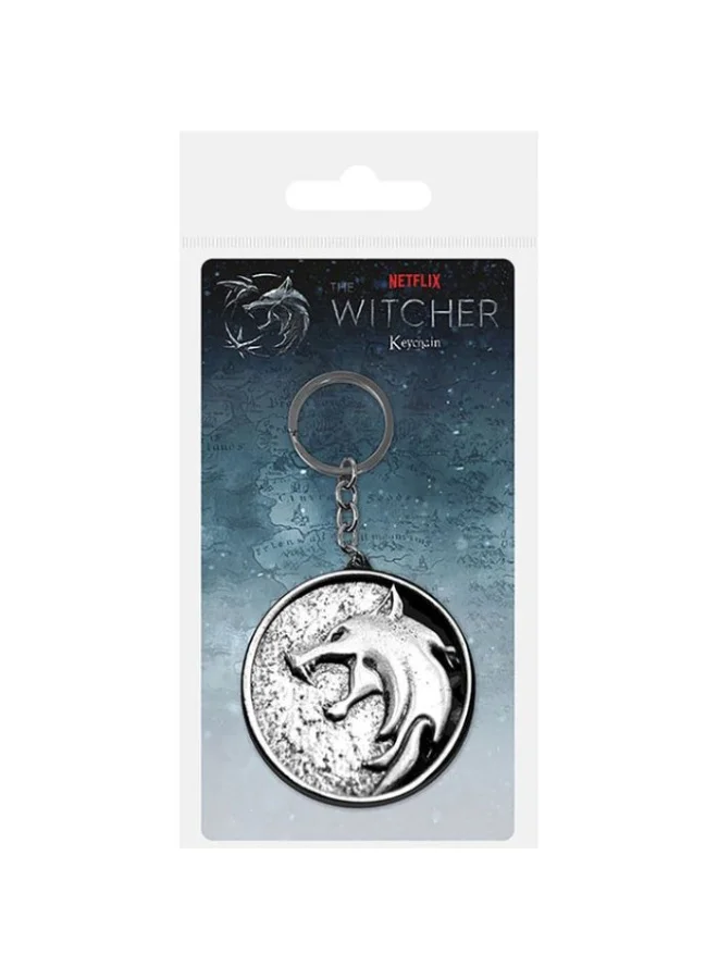 Pyramid Pyramid The Witcher The Wolf Metal Keychain
