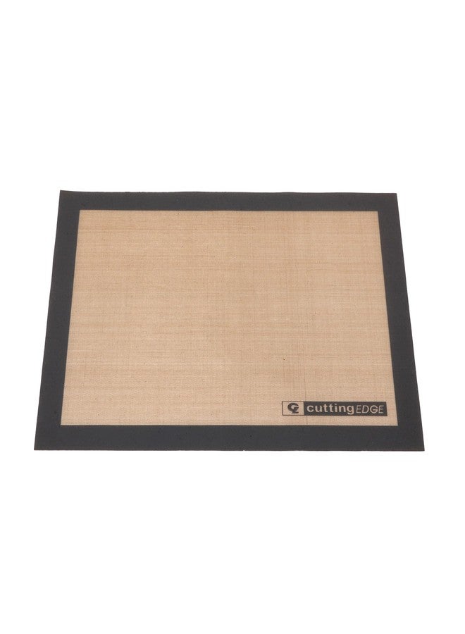 Cutting Edge Essentials Silicone Baking Mat - Heat-Resistant Non-Stick for Cookies, Brownies, Pizza, and More; Microwave, Dishwasher, and Freezer Safe; 0.77mm Thick (Medium, Beige) - Image 2
