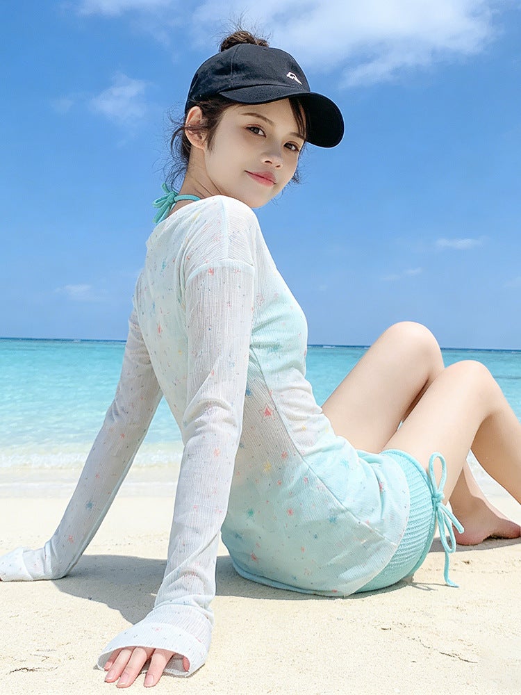 2026 Women''s Three-Piece Swimsuit Set with a High-End Feel, Conservative Style, Perfect for Vacation Photos and Stunning in Hot Springs - Image 4