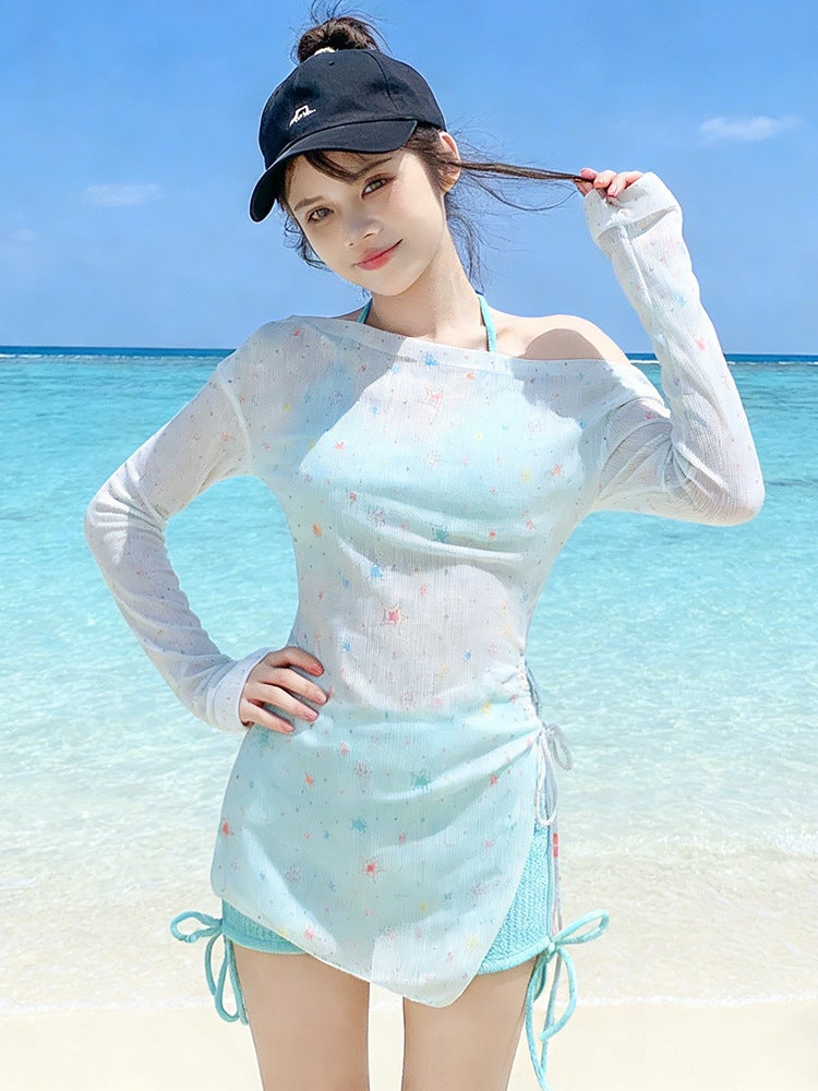 2026 Women''s Three-Piece Swimsuit Set with a High-End Feel, Conservative Style, Perfect for Vacation Photos and Stunning in Hot Springs - Image 3