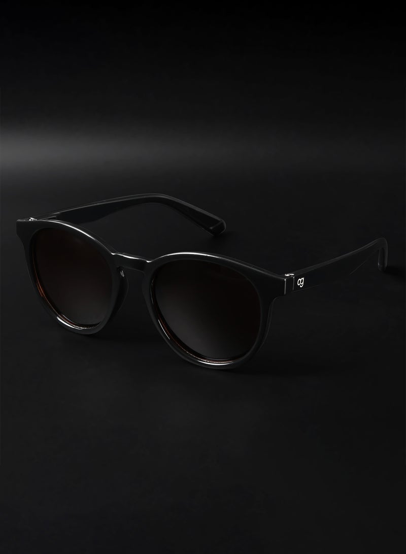 Woggles Radon Brown Polarized Round Sunglasses  - Image 5