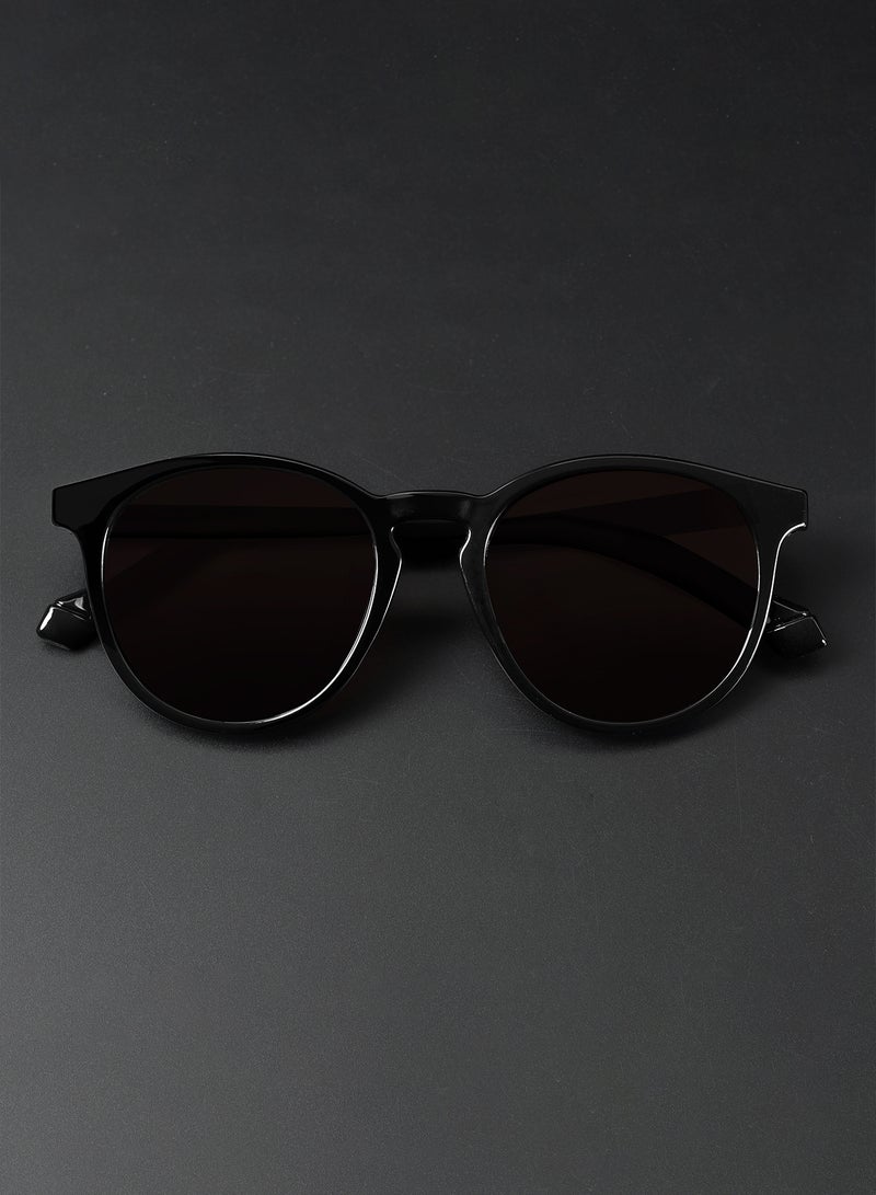 Woggles Radon Brown Polarized Round Sunglasses  - Image 3