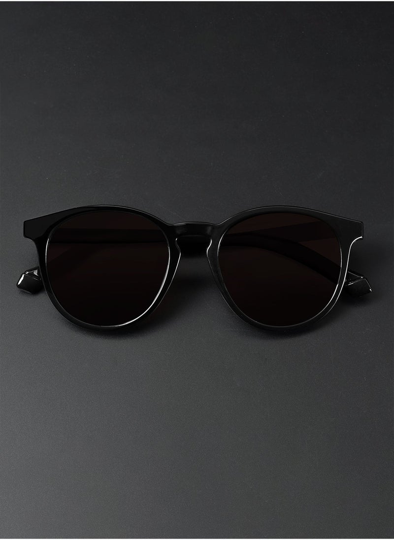 Woggles Radon Brown Polarized Round Sunglasses  - Image 5