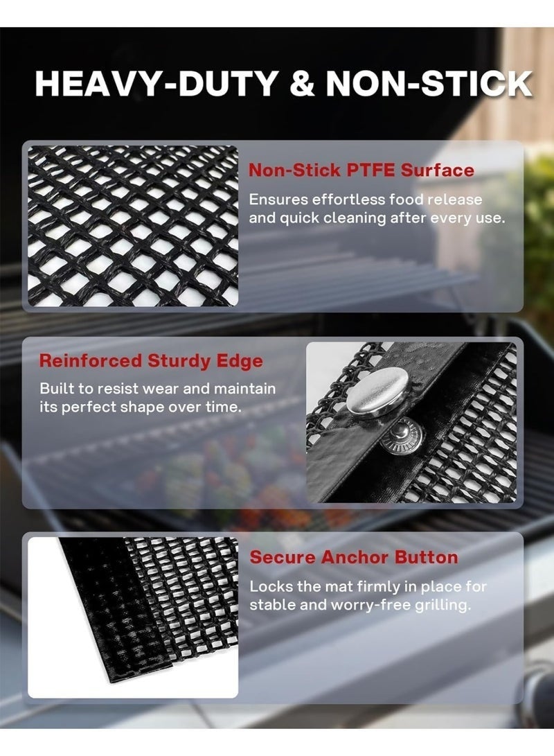 Smoker and grill bag: Technology that allows 100% heat and smoke to pass through for an authentic and crispy barbecue flavor. 24 x 16 cm - Goodbye to stuck oils and fats thanks to the non-stick surface - Ideal for fish, chicken wings, and mushrooms. - Image 3