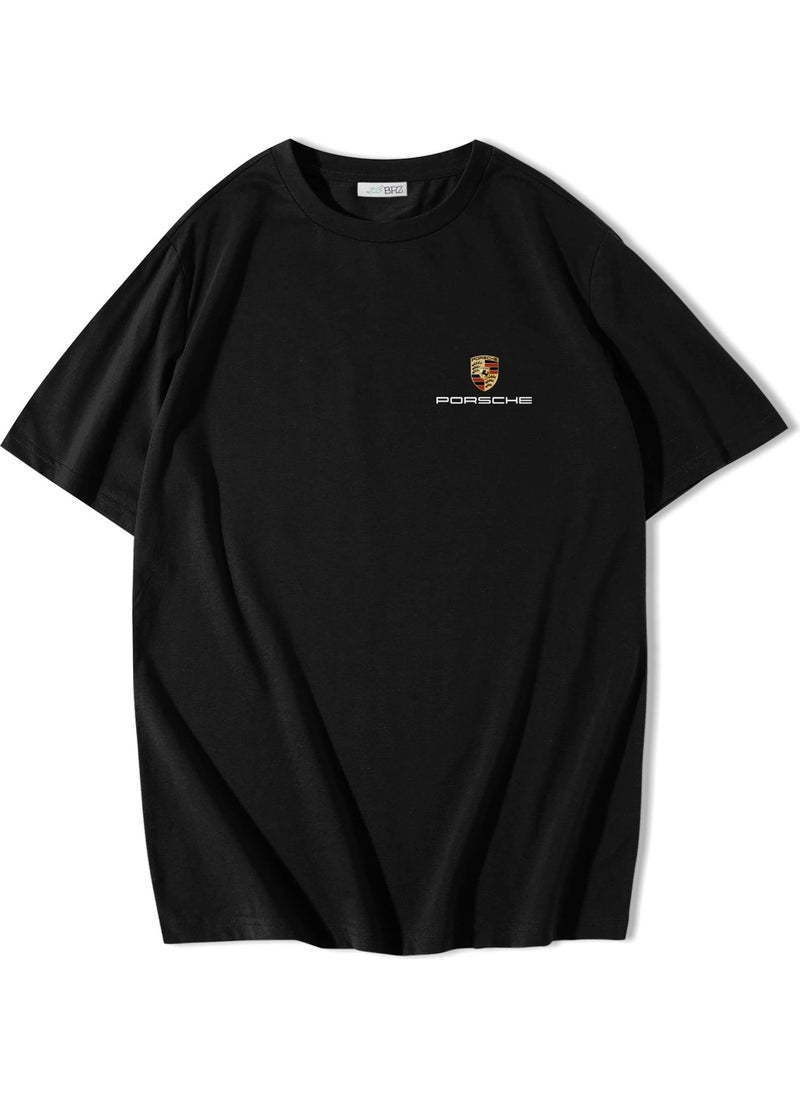 BRZ Collection - Unisex Oversize Porsche Rs Raw T-Shirt - Image 1