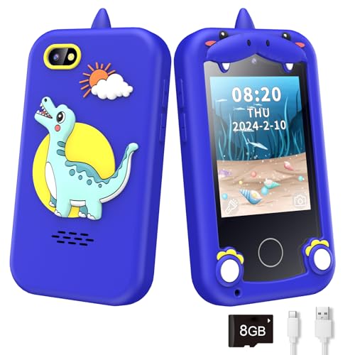 WEOLULI Kids Phone for BoysToys for 310 Year Old Boys GirlsChristmas Birthday Gifts for GirlsToddler Smartphone Learning ToysKids Toys Play Cell Phones with Camera Games Music - Image 1