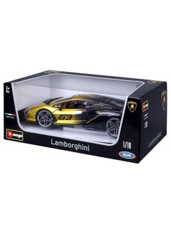 Bburago Stunning Bburago 1:18 Scale Lamborghini Sián FKP 37 Diecast Car in Yellow Fade Color - Highly Detailed Model for Collectors  - Image 5