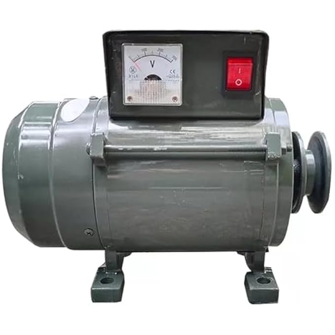 OLONETO 1000W 220V Low RPM Brushless Alternator, 500-1500RPM Permanent Magnet Generator With Pure Copper Coil And Voltage Regulator, For Diesel Or Hydro Power Use - Image 2