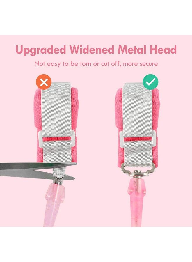 Lehoo Castle Upgraded Anti Lost Wrist Link Kid Harness With Induction Lock Safety Wrist Leash For Toddlers Kids Backpack Leash Child Leash Harness (Pink)  - Image 4