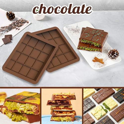 MoldBerry Silicone Chocolate Mould | Deep Chocolate Bar Mold for Dubai Chocolate Bar Pistachio | Kunafa Chocolate Mold Pack 1 - Image 4