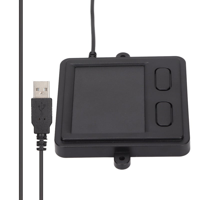 Wired Trackpad 99.97x83x12.6mm Compact Size - Plug And Play USB Touchpad With 2 Buttons Slide Scroll Zoom Function for Laptops Desktops Commercial Industrial Use - Image 3