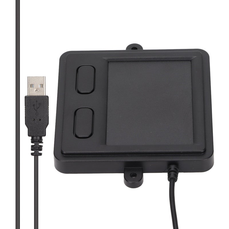 Wired Trackpad 99.97x83x12.6mm Compact Size - Plug And Play USB Touchpad With 2 Buttons Slide Scroll Zoom Function for Laptops Desktops Commercial Industrial Use - Image 1