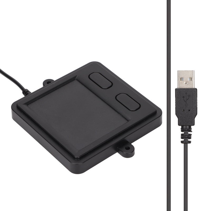Wired Trackpad 99.97x83x12.6mm Compact Size - Plug And Play USB Touchpad With 2 Buttons Slide Scroll Zoom Function for Laptops Desktops Commercial Industrial Use - Image 5