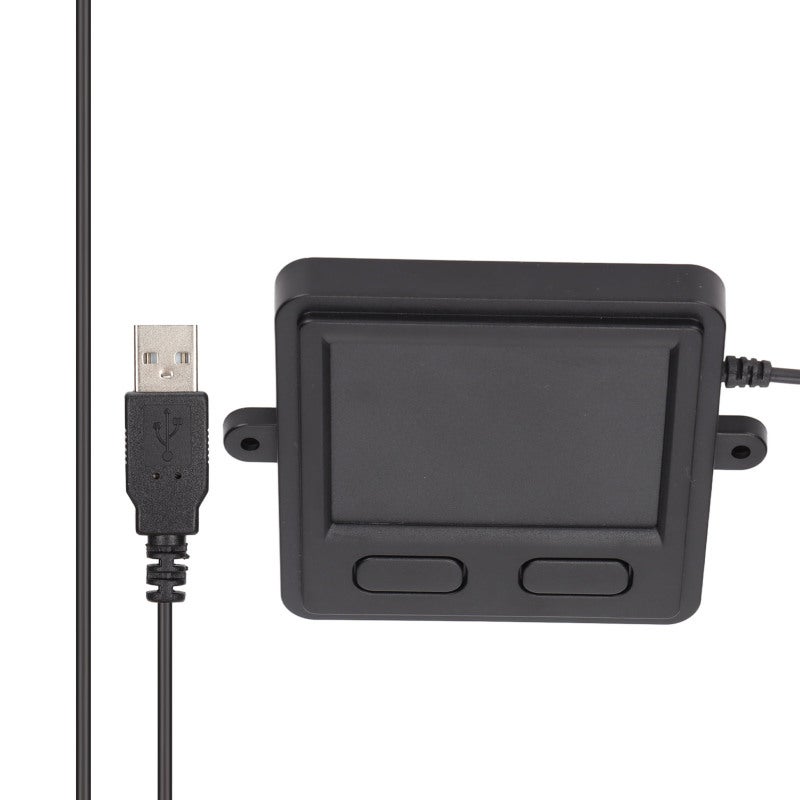 Wired Trackpad 99.97x83x12.6mm Compact Size - Plug And Play USB Touchpad With 2 Buttons Slide Scroll Zoom Function for Laptops Desktops Commercial Industrial Use - Image 2