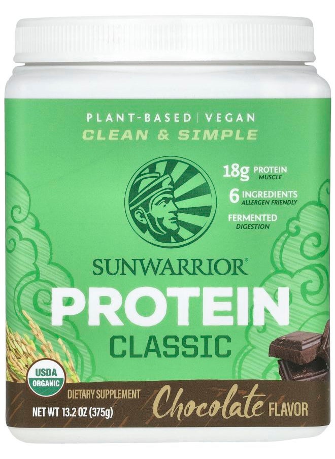 Sunwarrior Classic Protein Chocolate 13.2 oz (375 g) 