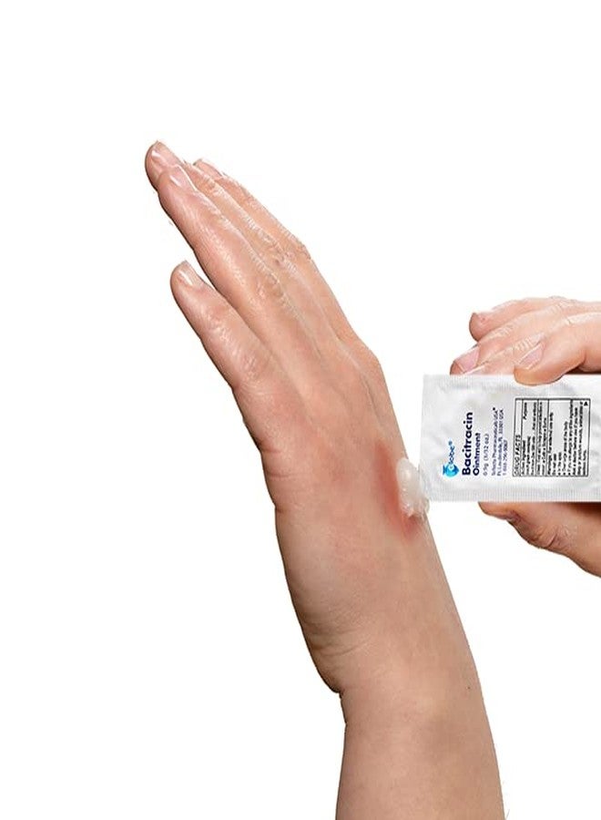 Globe (144 Packets) Bacitracin Antibiotic Zinc Ointment 0.9g Packet. First Aid to Prevent and heal infections for Minor cuts, scrapes and Burns. - Image 4