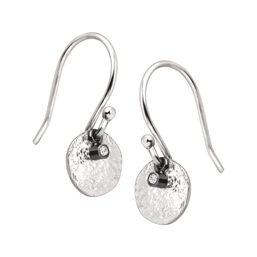 Silpada 'Mini Crystal Disc' Drop Earrings with Crystals in Sterling Silver - Image 2