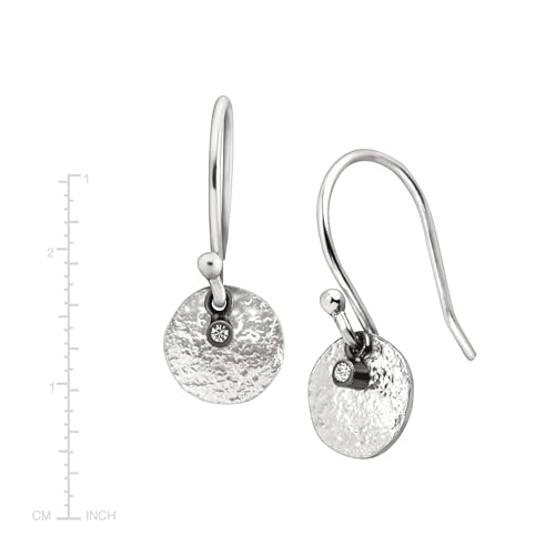 Silpada 'Mini Crystal Disc' Drop Earrings with Crystals in Sterling Silver - Image 4